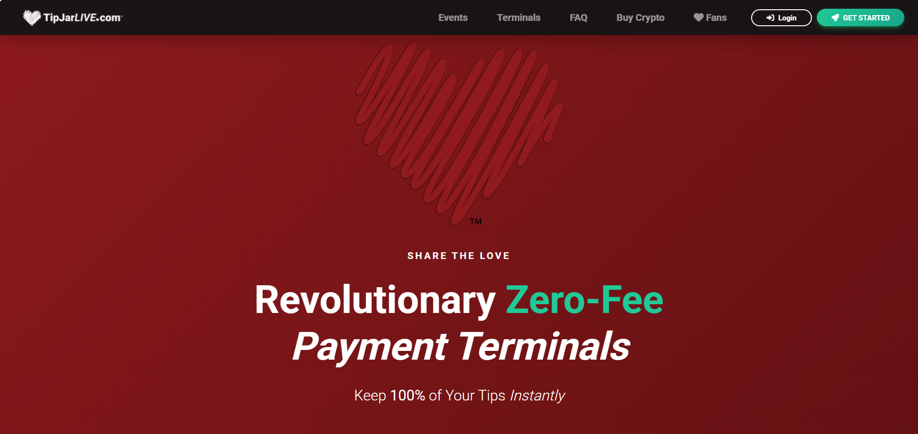 TipJarLive.com Screenshot